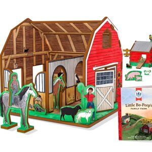Storytime Toys Little Bo-Peep's Family Farm Book and Playset